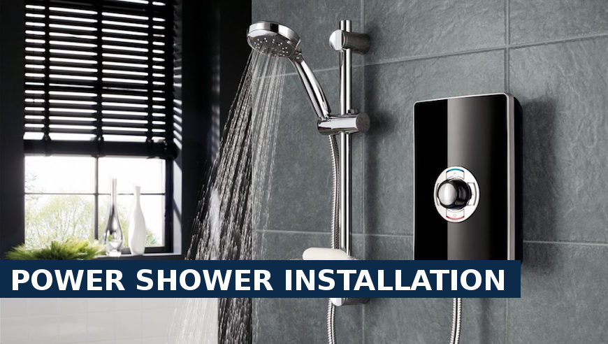 Power shower installation Westcombe Park